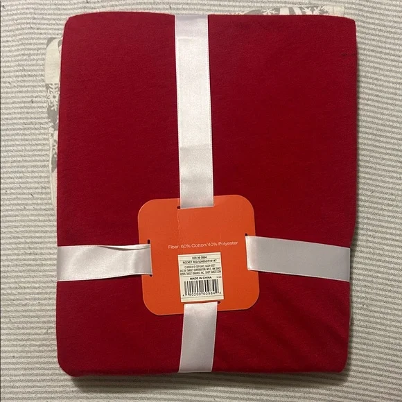 Gilligan & O’Malley Red and Gray Knit Pajama Set - Picture 2 of 2